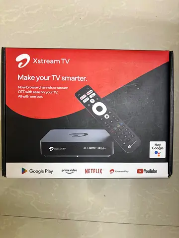 LIVE TV Android TV Box with Remote (4K OTT Streaming) - Free Delivery And installation