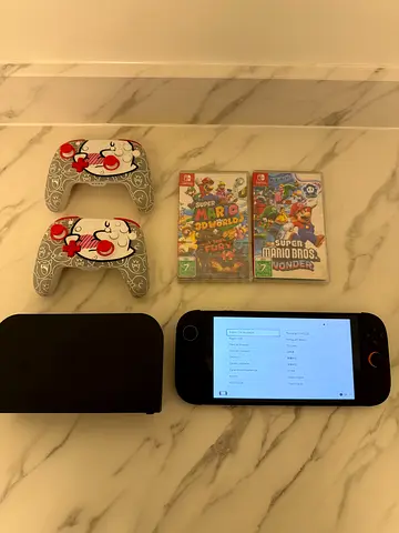 Nintendo Switch 2 Bundle + 2 Custom Controllers + 2 Games (Like New)