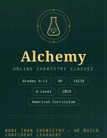 Online Chemistry Tuition | Grades 9–12 | AP | IGCSE | A-Level | CBSE
