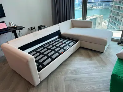 Ikea vimle L shape sofa bed with mattress