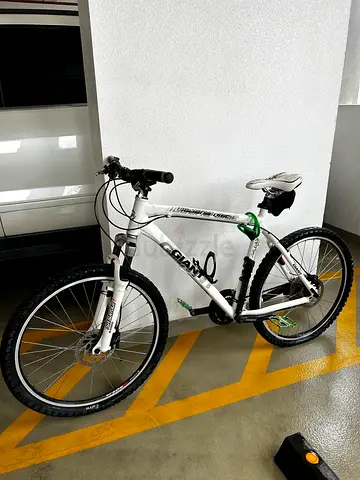 White Giant Mountain Bike - Good Condition