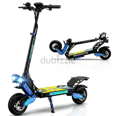 WINDHORSE H7 Folding Electric Scooter 1500W Powerful Motor 48V 13Ah Battery 60KM/H Speed 50KM Range