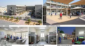 Workers' Camp for Investment in Al Jurf Industrial Area 3 - Ajman - Number of Rooms: 72 rooms