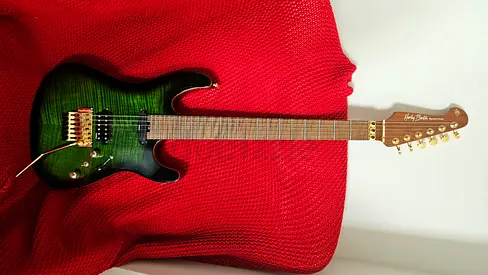 For Sale: MAX Fusion Signature Harley Benton Guitar (Stock Floydrose 1000 Bridge)