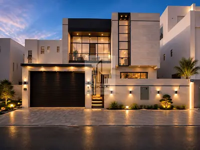 Modern villa with no annual fees, 5 bedrooms, freehold