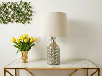 Alvord Glass table lamps (55cm H)