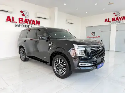 نيسان باترول بلاتينيوم اسود / احمر 2026 (خليجي)