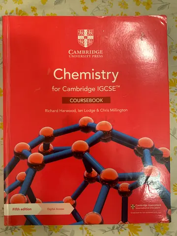 Cambridge IGCSE Chemistry Coursebook (5th edition) - Hardcopy