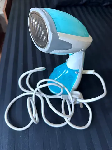 Handheld Garment Steamer - Light Blue, Good Working Condition