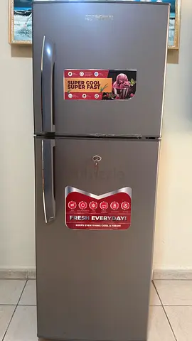 Gray Top Freezer Refrigerator - Good Working Condition