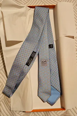 Hermes Silk Tie