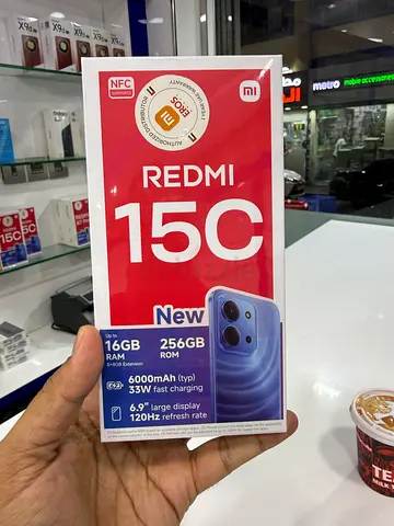 Redmi 15C - Brand New Sealed (16GB + 256GB) - Blue