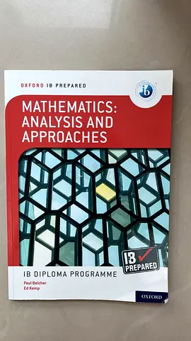 IB mathematics Oxford IB prepared textbook