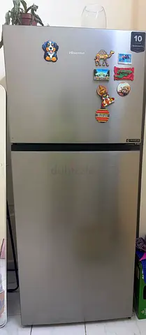 Hisense Silver Double Door Refrigerator