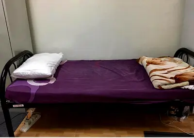 Bachelor Single bed space with attached bathroom for Kerala Muslim at qussais