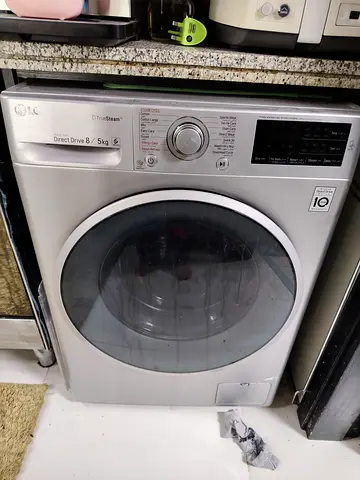 Front Load Washer Dryer Combo - 8kg Wash / 5kg Dry, Silver