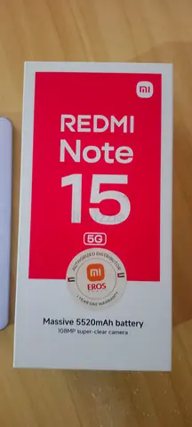 Redmi Note 15 (sealed box) - 5520mAh battery, 5G