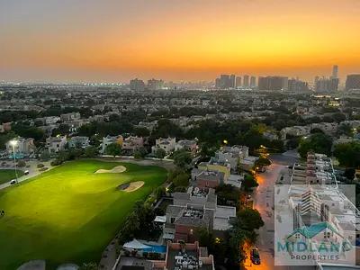 Golf View | Spacious | Semi Furnished | Studio