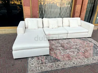Marina home Feather filled Sofa Beige Excellent condition