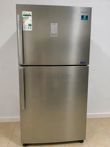 Samsung Top Freezer Refrigerator - Stainless Steel, Good Condition