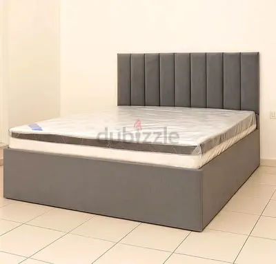 We are selling brand new luxury queen size bed frame with mattress available