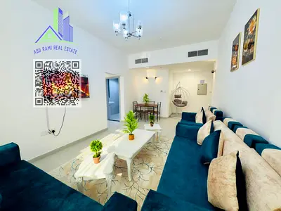 2bhk*furnished vip* Ajman Corniche - New building and furniture - Prime location - 3 bathrooms - Includes bills and internet