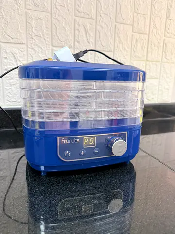 Used Fruits & Herbs Food Dehydrator - Blue, Digital Timer
