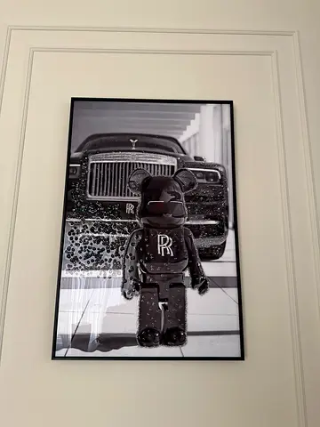 Crystal photo wall frame