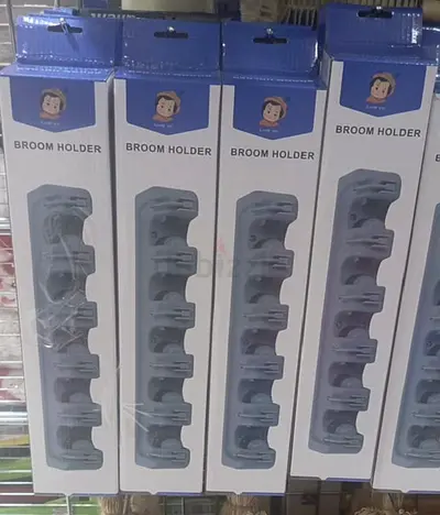 Broom & Mop Holder Wall Mounted - Heavy Duty
✅ 5 Position Holder + 6 Hooks
✅ Strong Grip - Holds up