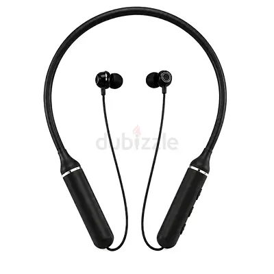 Wireless Neckband Bluetooth Earphones with In-Ear Buds - Black