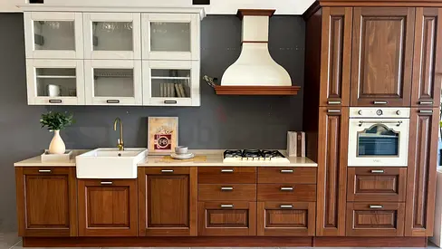 Classic Wooden Kitchen Cabinets and Cupboards Set