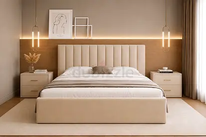 selling New Queen size bed with mattress good quality Queen bed storage bed