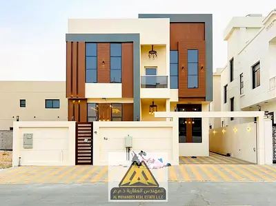 Clean 6BR Villa for Rent in Al Zahya, Ajman – 2nd Plot from Main Road, 6 Master Beds, Maid's Room & Large Yard (AED 100K One Payment / AED 120K 4 Cheq