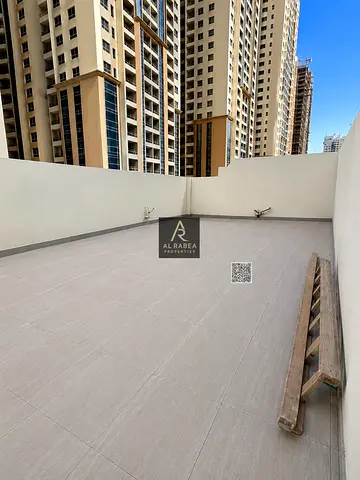 Large terrace + 1191 sq ft + freehold + gym, pool and parking + installments available + Mohammed Bin Zayed exit