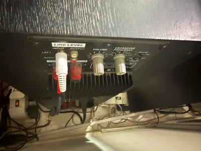 Used wired subwoofer / speaker with line-level inputs - good working condition