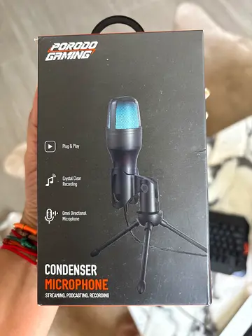 Condenser Microphone with Tripod Stand - Brand New in Box