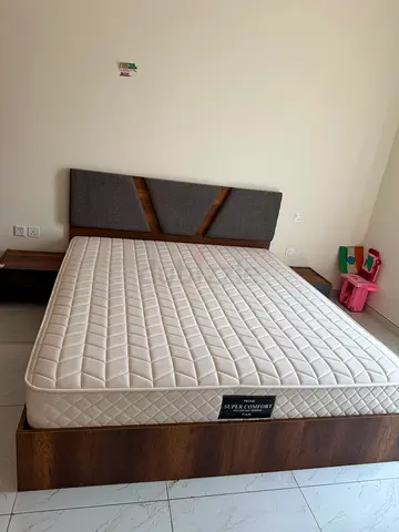 MK Kabani Beds with matching dressing table and Mattress from Pan Home