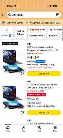 IETS GT600 LAPTOP COOLER FAN + REDRAGON NOCTIS K632 WIRED KEYBOARD PACKAGE