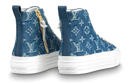LOUIS VUITTON LV Stellar High Top Denim Blue