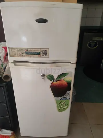 Small double-door refrigerator, good working condition