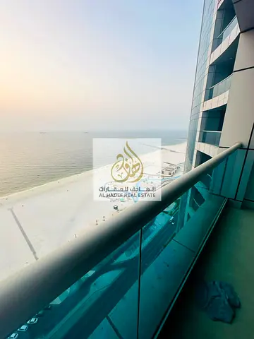 غرفتين وصاله اطلاله بحريه بالكامل مساحه كبيره مع غرفه غسيل بالكورنيش تاور تكيف مجانى
