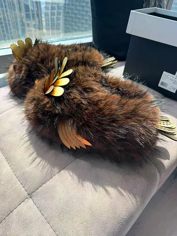 Kurt Keiger Faux fur slides - Brand New