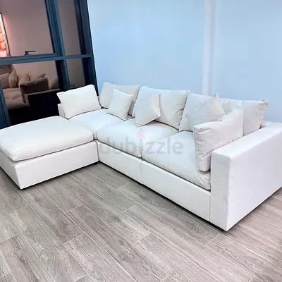 Brand New Elegant Sofa with Soft Cushioned Seating, Strong Durable Frame and Contemporary Furniture