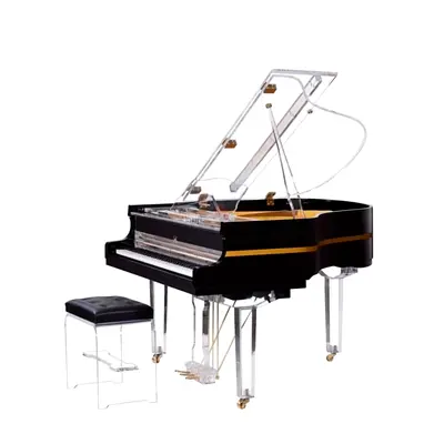 Heinrich HGP-152A Crystal Grand Piano WSP – Black