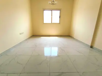 NEW MUWAILEH LIKE NEW 1 BHK 2 BATH WARDROBES BUILT IN WITH CENTRAL AC FREE PARKING FOR FAMILY ONLY