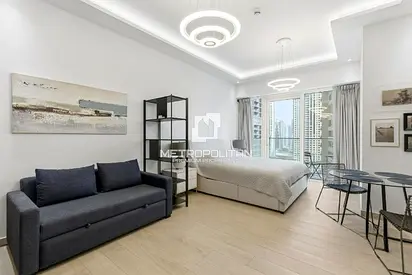 Furnished Studio | Vacant | Balcony | High Floor