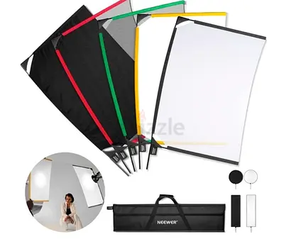NEEWER Foldable Scrim Flag Kit 5-in-1 Photography Light Modifier - Brand New Sealed