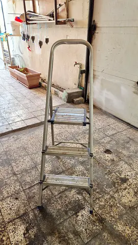 3 steps aluminum ladder