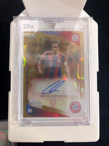Philipp Lahm Topps chrome auto /50
