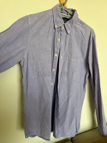 Light purple American eagle outfitters long-sleeve casual men's shirt - good condition